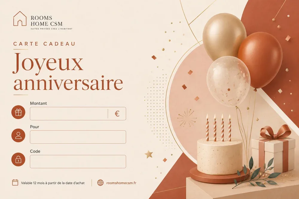 Carte cadeau Anniversaire