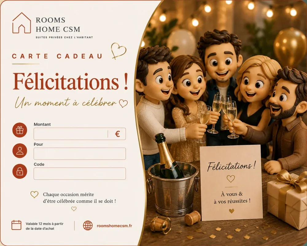 Carte cadeau Félicitations