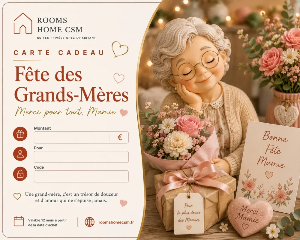 Carte cadeau Fête des Grands-Mères
