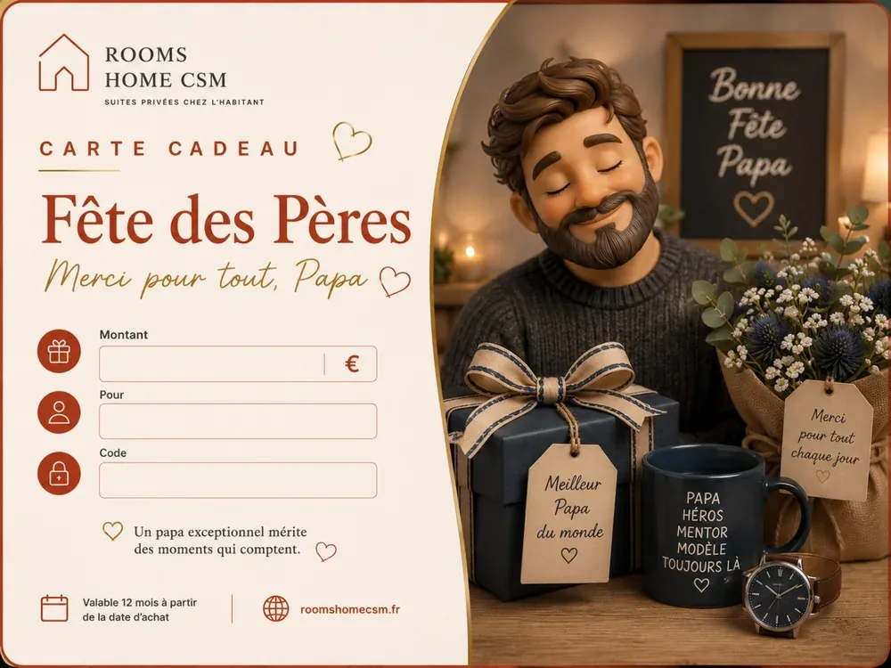 Carte cadeau Fête des Pères