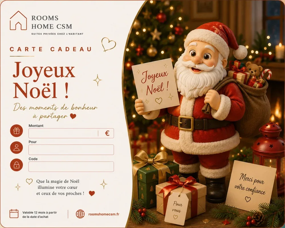 Carte cadeau Joyeux Noël