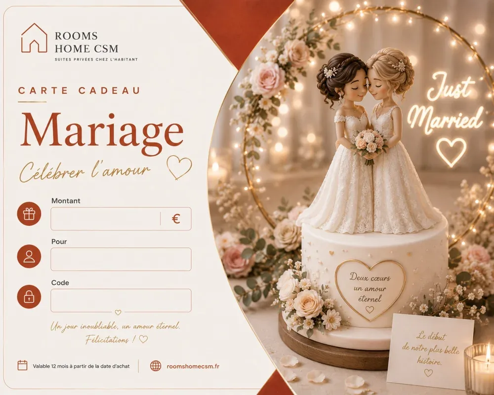 Carte cadeau Mariage – couple femmes