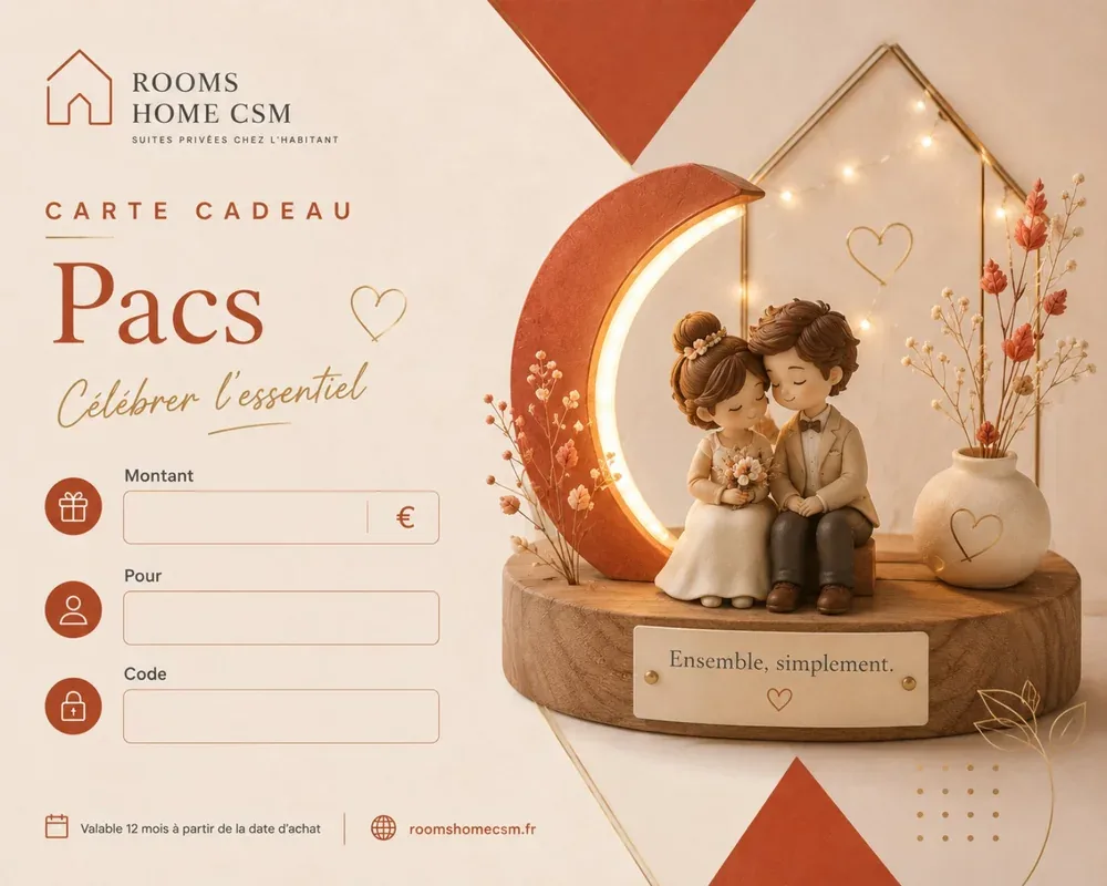 Carte cadeau PACS – couple femme / homme