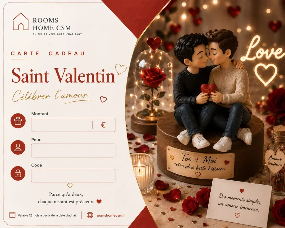 Carte cadeau Saint-Valentin – couple hommes