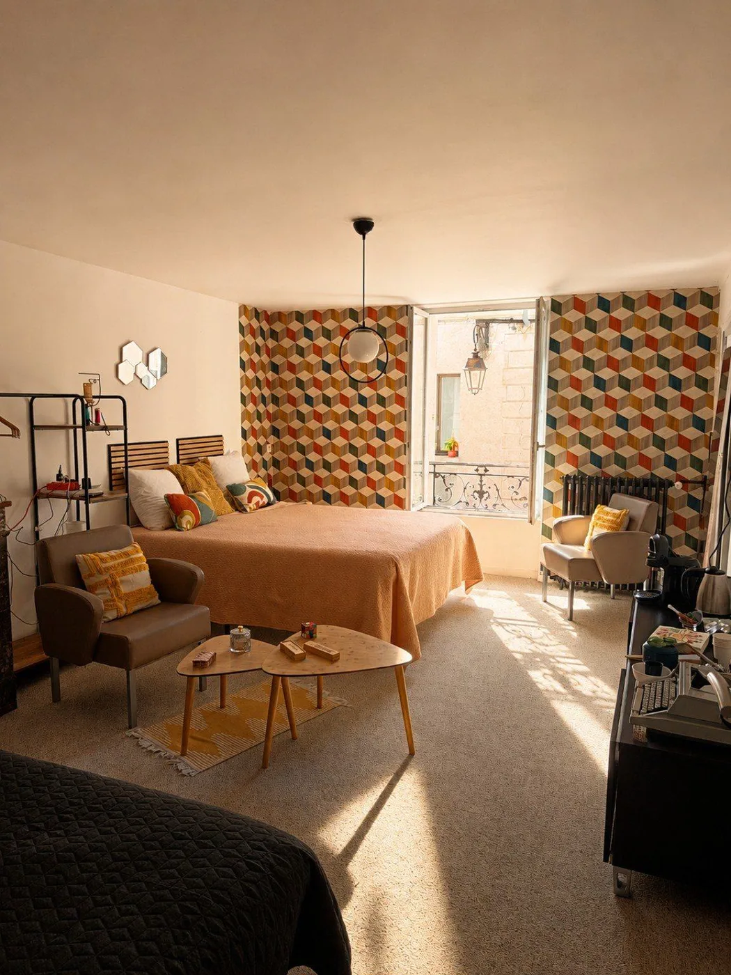 Chambre triple Rooms Home CSM à Charly-sur-Marne pour séjour dans l’Aisne
