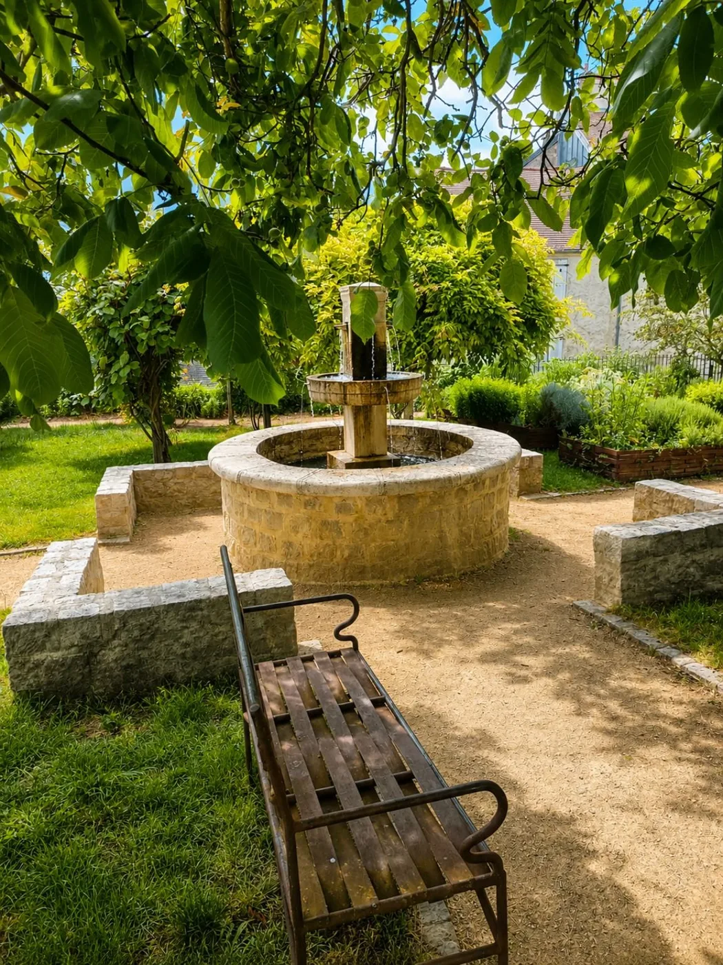 Fontaine du Jardin Riomet à Château-Thierry