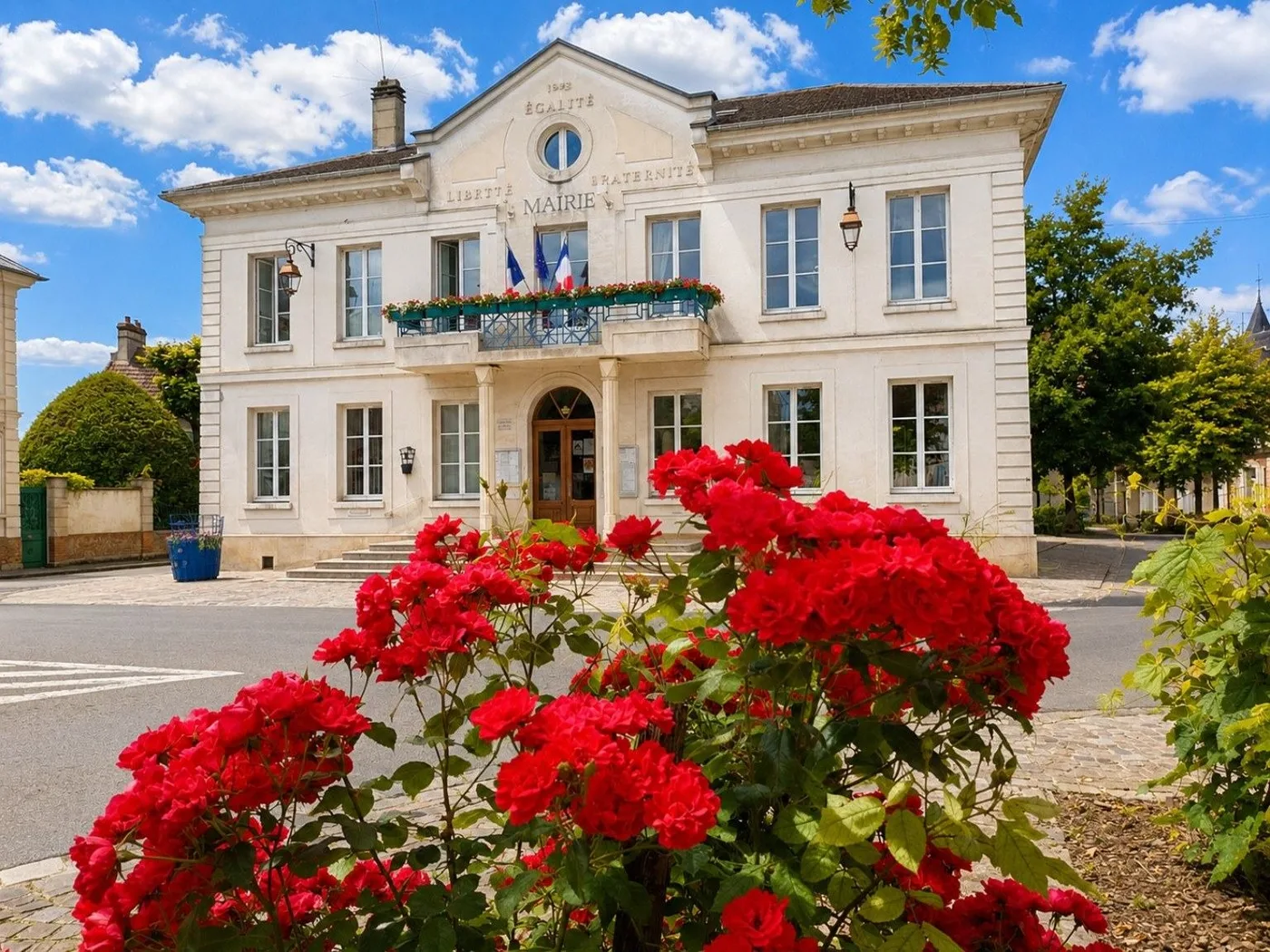 Mairie de Charly-sur-Marne, au cœur du centre-ville