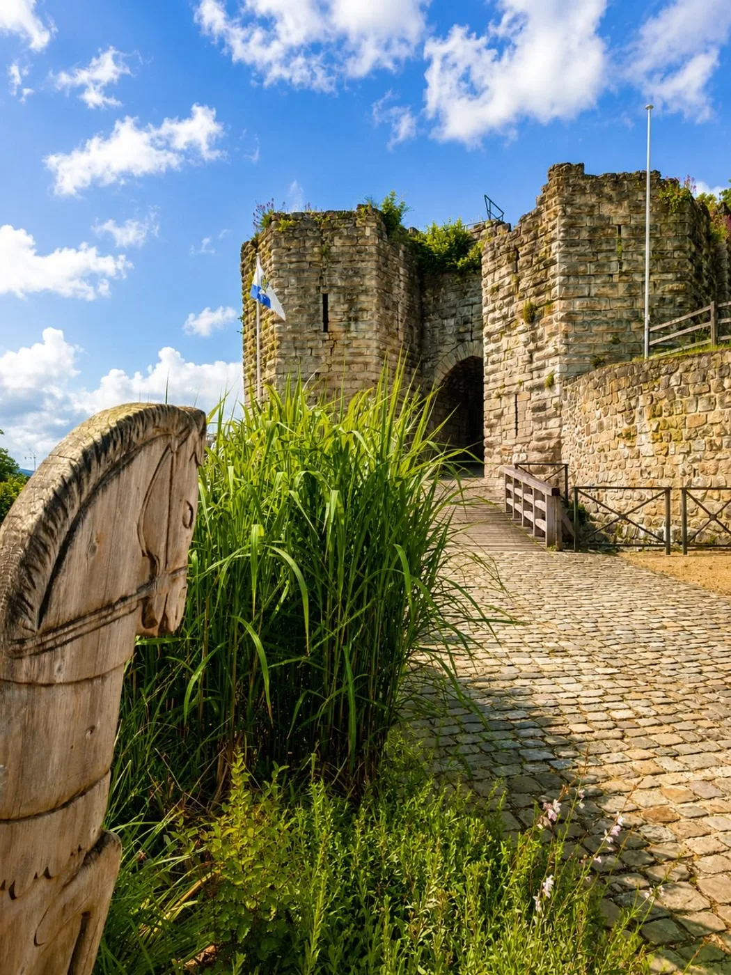 Remparts du château médiéval de Château-Thierry proche de Rooms Home CSM